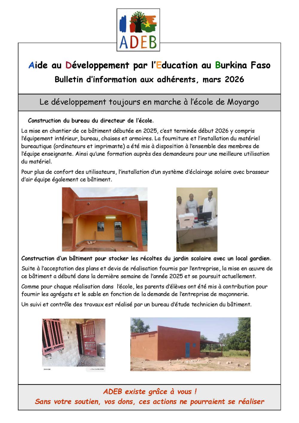 Bulletin ADEB n° 19 février 2023 - Page 1